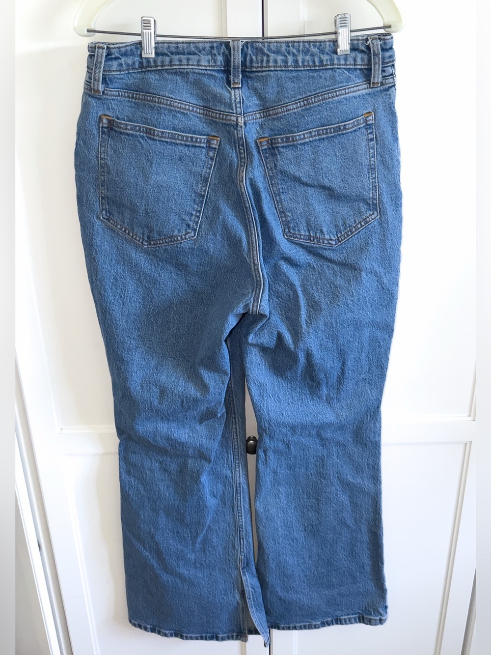 Abercrombie & Fitch Curve Love High Rise Vintage Flare Jeans Size 30/10 Wide Leg - Picture 3 of 13